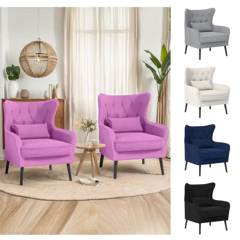 Poltrona a pozzetto in velluto trapuntato, Blu marino / Grigio / Bianco / Nero / Rosa, Posto singolo