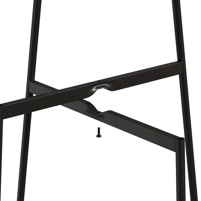 Sedia da pranzo in velluto Teddy bianco con gambe in metallo nero, set da 2