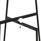 Sedia da pranzo in velluto Teddy bianco con gambe in metallo nero, set da 2