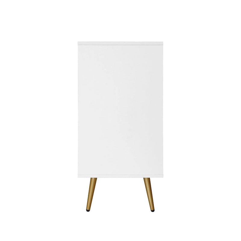 Divano componibile a L in velluto a coste con chaise longue reversibile — Grigio / Beige / Marrone rossiccio / Verde