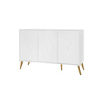 Divano componibile a L in velluto a coste con chaise longue reversibile — Grigio / Beige / Marrone rossiccio / Verde
