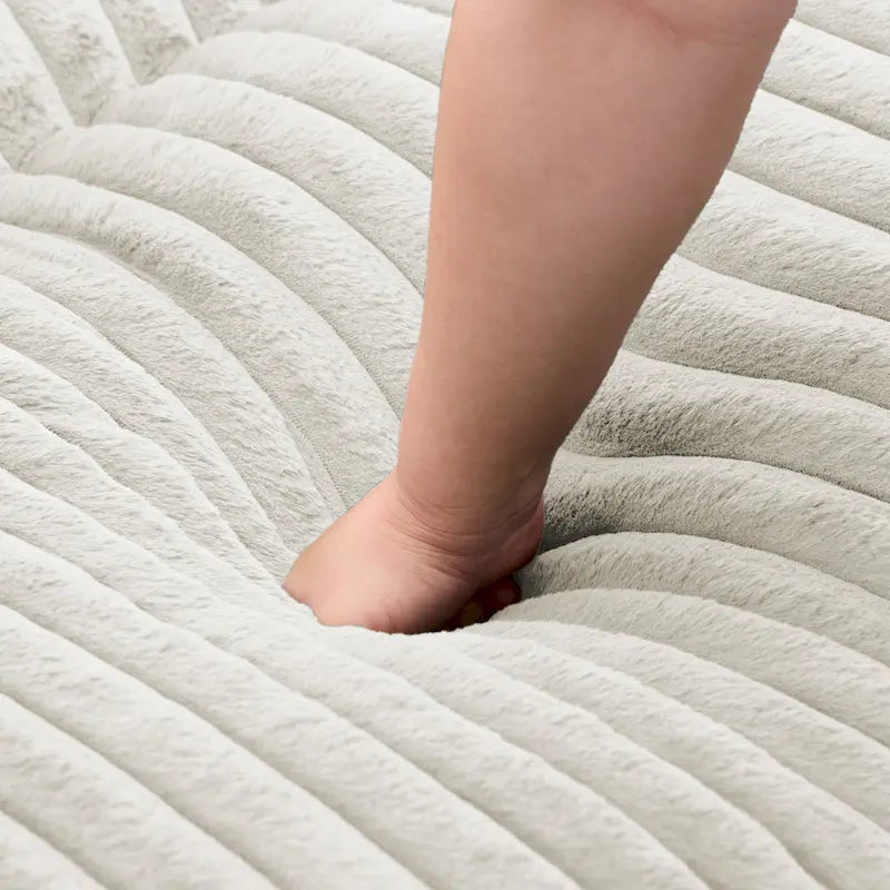 Set Divano Chaise Longue in Cotone Felpato, 2 pezzi, Colori Multipli, 2 o 4 Cuscini