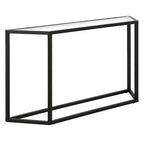 Tavolo Consolle con piano in vetro - Bronzo Annerito / Oro / Argento