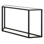 Tavolo Consolle con piano in vetro - Bronzo Annerito / Oro / Argento