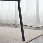 Set di 2 sedie da pranzo — Nero / Beige+Nero / Beige+Oro / Nero+Oro, Mid-Century, Tessuto Teddy