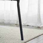 Set di 2 sedie da pranzo — Nero / Beige+Nero / Beige+Oro / Nero+Oro, Mid-Century, Tessuto Teddy