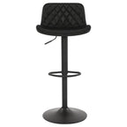 Sgabelli da bar girevoli in pelle sintetica bianchi e neri, set da 2 / set da 4