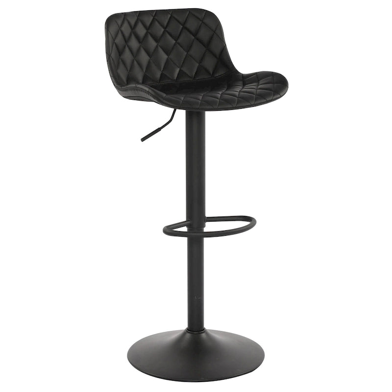Sgabelli da bar girevoli in pelle sintetica bianchi e neri, set da 2 / set da 4