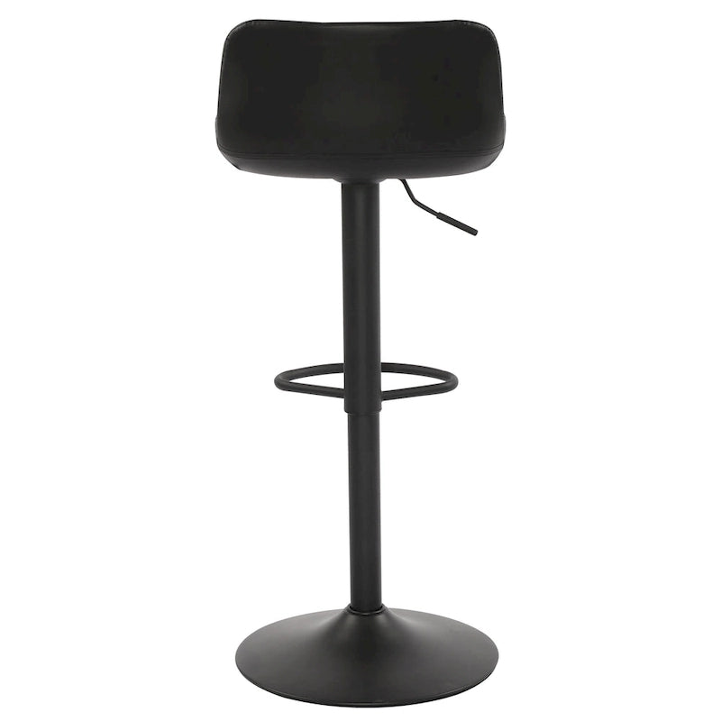 Sgabelli da bar girevoli in pelle sintetica bianchi e neri, set da 2 / set da 4
