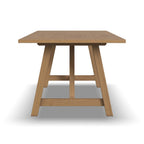 Tavolo da pranzo Brown Trestle, 8 posti, finitura rovere