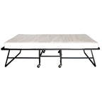 Feld Contemporary Black 48-inch Steel Rollaway Bed with Mattress by Furniture of America