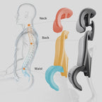 Sedia da ufficio ergonomica con schienale alto in rete – blu / bianca / grigia / marrone, 1 posto