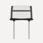 Sedia da ufficio ergonomica con schienale alto in rete – blu / bianca / grigia / marrone, 1 posto