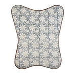 Sedia a farfalla pieghevole floreale blu e bianca, 1 posto