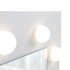 Toeletta Bianca con Specchio Illuminato, Monoposto