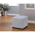 Pouf quadrato trapuntato Merton Transtional