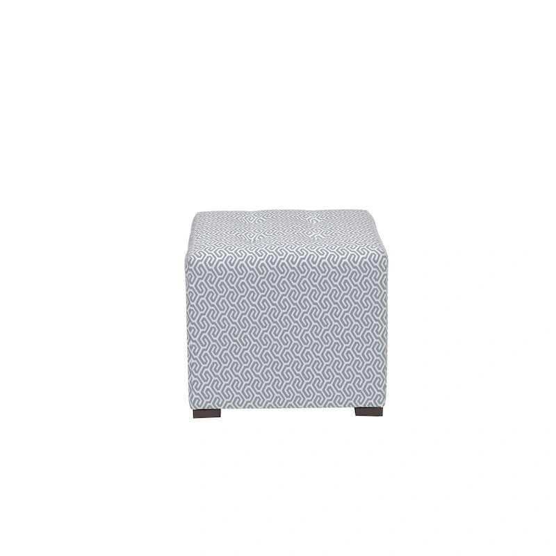 Pouf quadrato trapuntato Merton Transtional