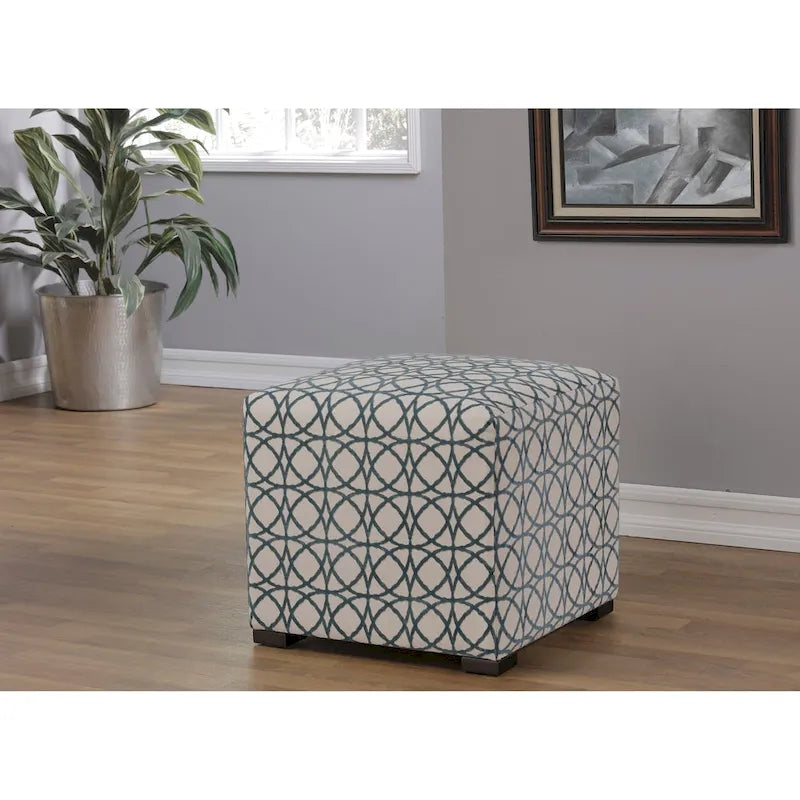Pouf quadrato trapuntato Merton Transtional