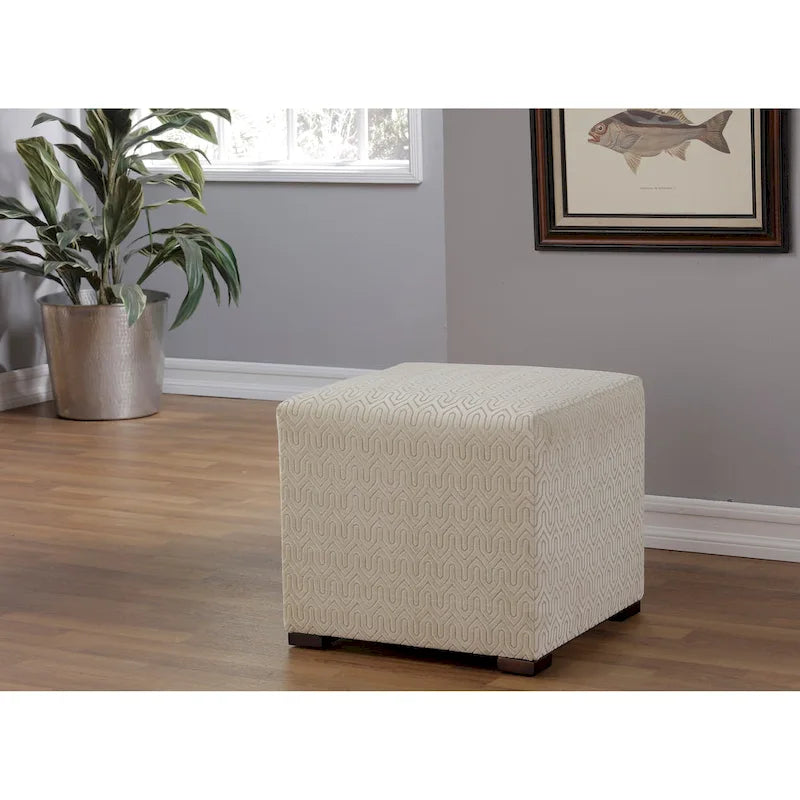 Pouf quadrato trapuntato Merton Transtional