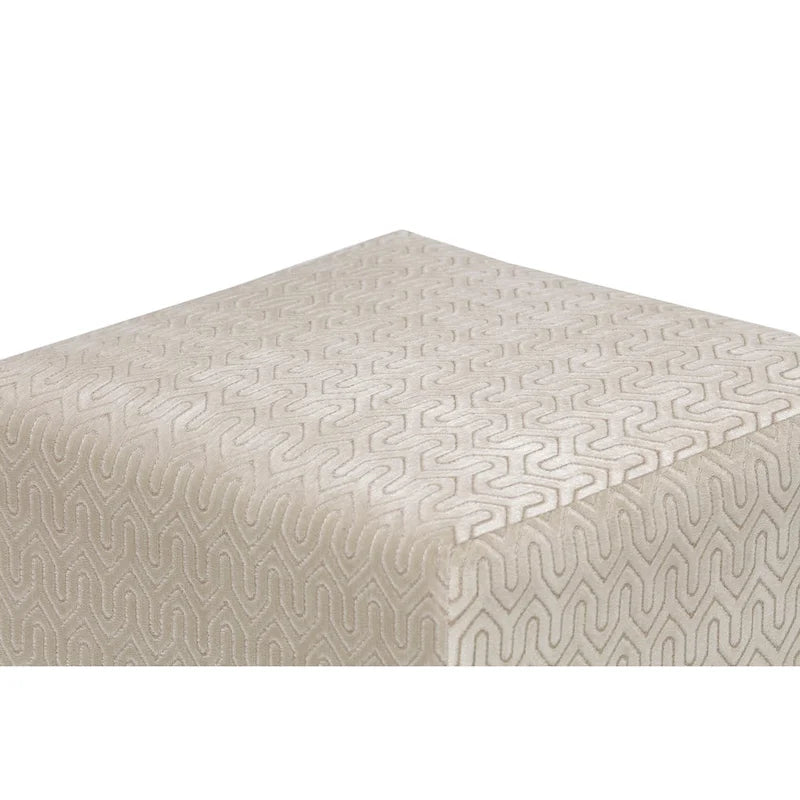 Pouf quadrato trapuntato Merton Transtional