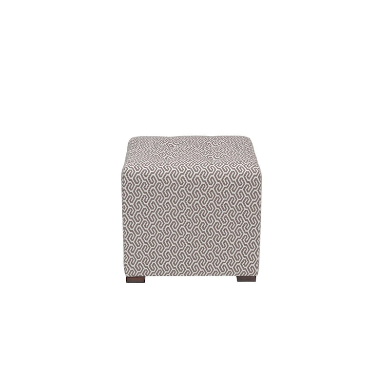 Pouf quadrato trapuntato Merton Transtional