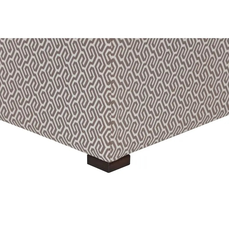 Pouf quadrato trapuntato Merton Transtional