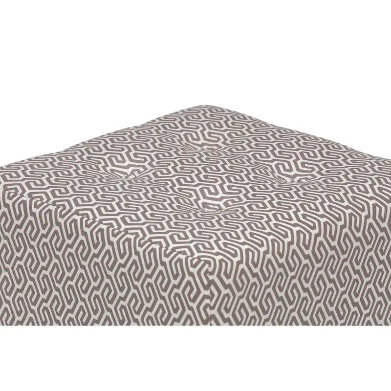 Pouf quadrato trapuntato Merton Transtional