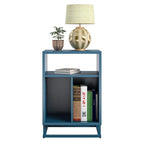 Mobile per giradischi, blu/noce, laminato e metallo