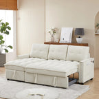 Copridivano Elastico Estensibile, Ad Angolo a L, 1/2/3/4 Posti — Grigio Chiaro / Beige