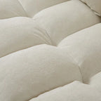 Copridivano Elastico Estensibile, Ad Angolo a L, 1/2/3/4 Posti — Grigio Chiaro / Beige