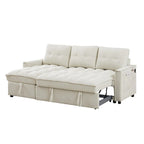 Copridivano Elastico Estensibile, Ad Angolo a L, 1/2/3/4 Posti — Grigio Chiaro / Beige