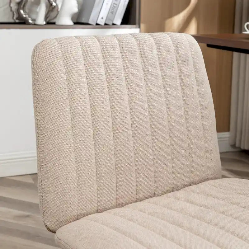Sedia girevole da ufficio in tessuto, regolabile in altezza, 1 posto – Grigio / Blu / Beige