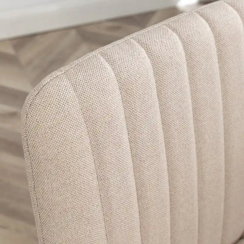 Sedia girevole da ufficio in tessuto, regolabile in altezza, 1 posto – Grigio / Blu / Beige
