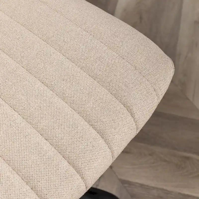 Sedia girevole da ufficio in tessuto, regolabile in altezza, 1 posto – Grigio / Blu / Beige