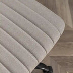 Sedia girevole da ufficio in tessuto, regolabile in altezza, 1 posto – Grigio / Blu / Beige