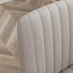 Sedia girevole da ufficio in tessuto, regolabile in altezza, 1 posto – Grigio / Blu / Beige