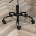 Sedia girevole da ufficio in tessuto, regolabile in altezza, 1 posto – Grigio / Blu / Beige