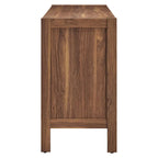 Madia in Legno Venato Finitura Noce, 65", 1 Persona