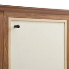 Madia in Legno Venato Finitura Noce, 65", 1 Persona